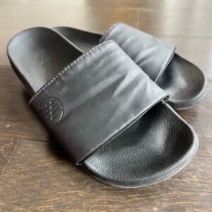 Zella Black Slide Sandals